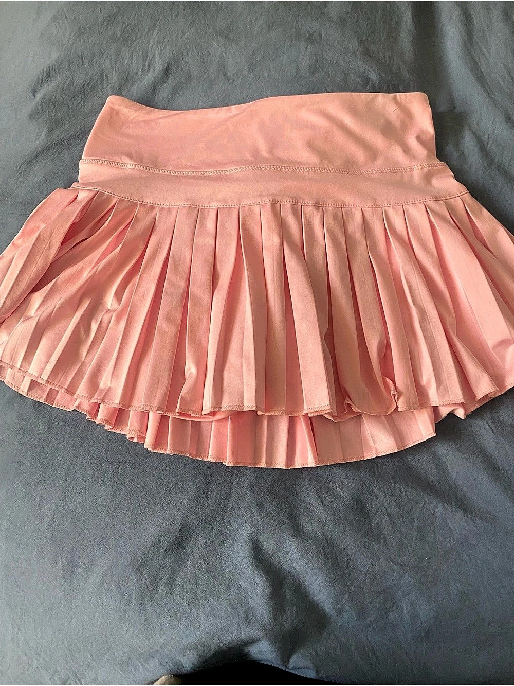 Gold Hinge Pleated Tennis Skort Pink Size Medium